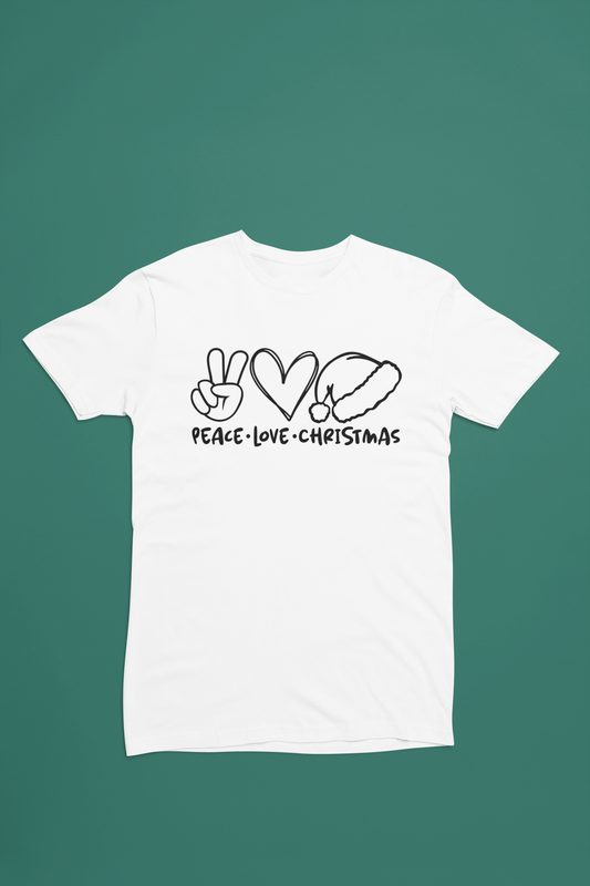 Peace, Love and Christmas (Camisa de Navidad)